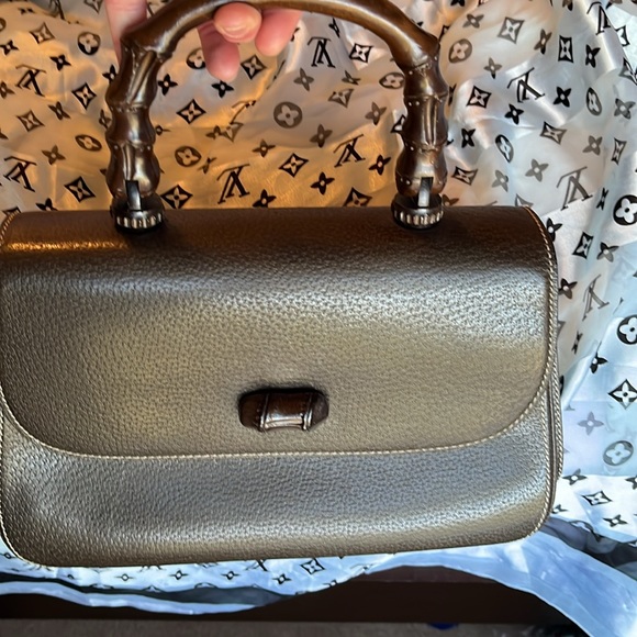 Pristine Gucci Vintage Bamboo Top Handle Bag - Picture 15 of 15